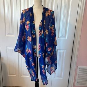 Royal Blue kimono- XXL